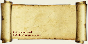 Jakov Ršumović vizit kartica